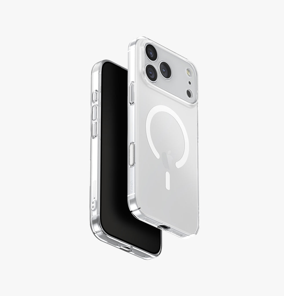 Uniq Hybrid AirSuit MagSafe Case for iPhone 17 Pro Max | Glossy Clear Uniq Hybrid AirSuit MagSafe Case for iPhone 17 Pro Max | Glossy Clear